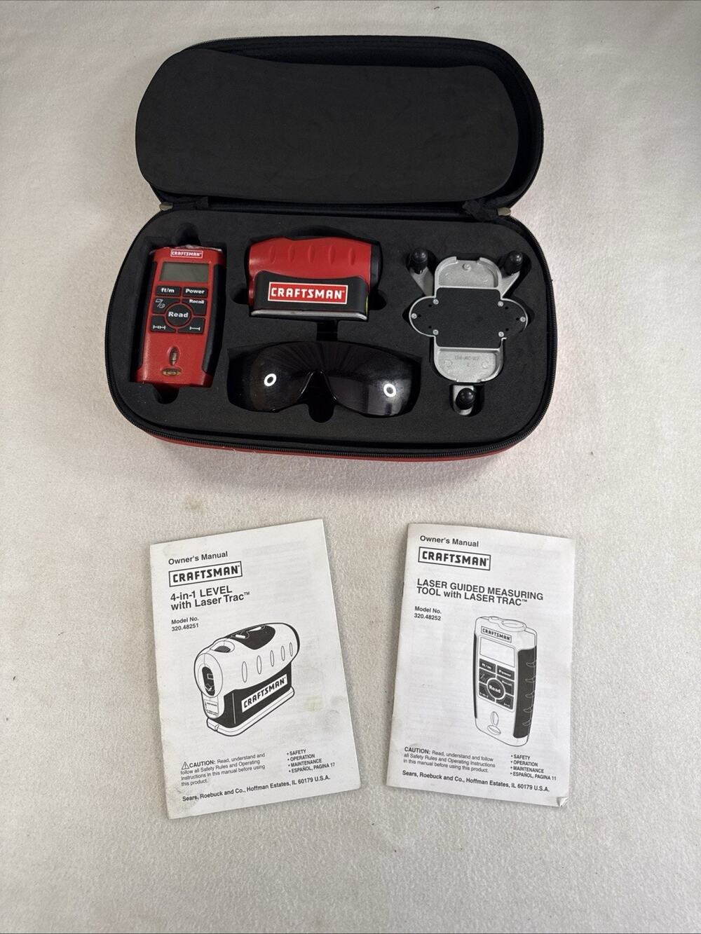 Craftsman Tools Laser Level 4-In-1 Level With Laser Trac Model No. 320.48247